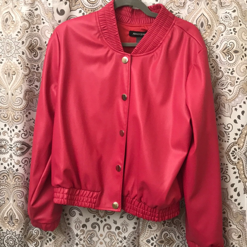 Ashley Stewart pink Jacket Brand new